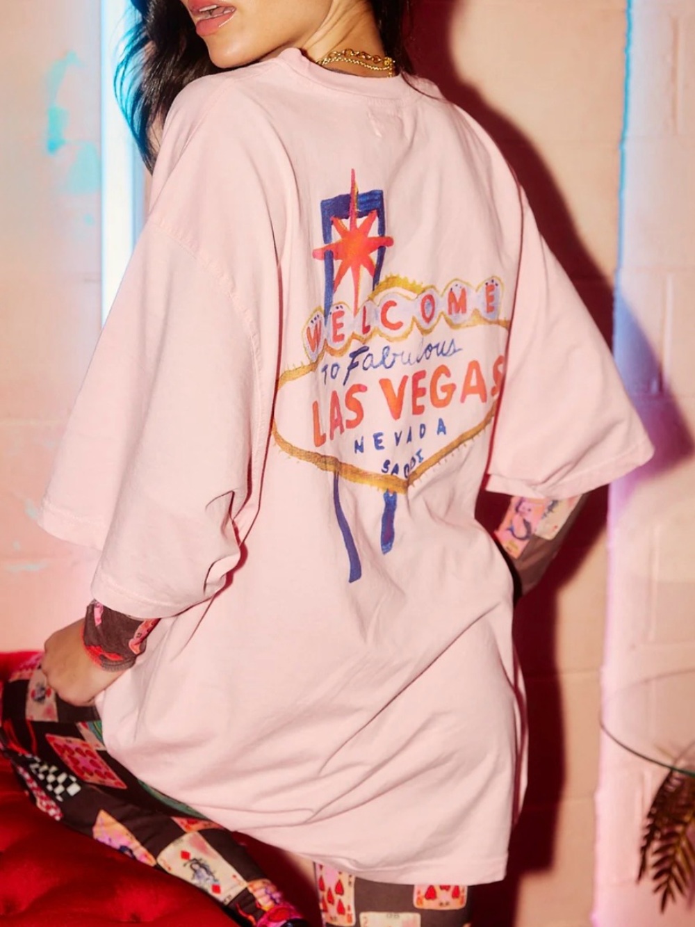 Sabbi The Very Oversized Lady Luck Tee in Large Preloved